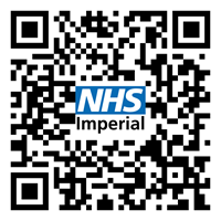 QR code for dermatology patient information page