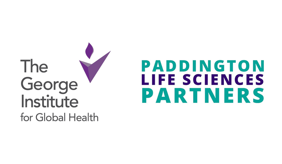 The George Institute for Global Health and Paddington Life Sciences logos