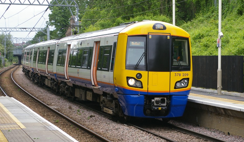Photo of London Overground train. Credit: Clive G