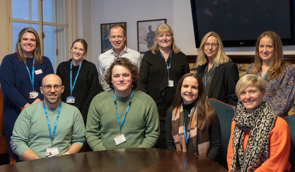 Photo of staff from West London NHS and Imperial College Healthcare involved in the major trauma psychology team