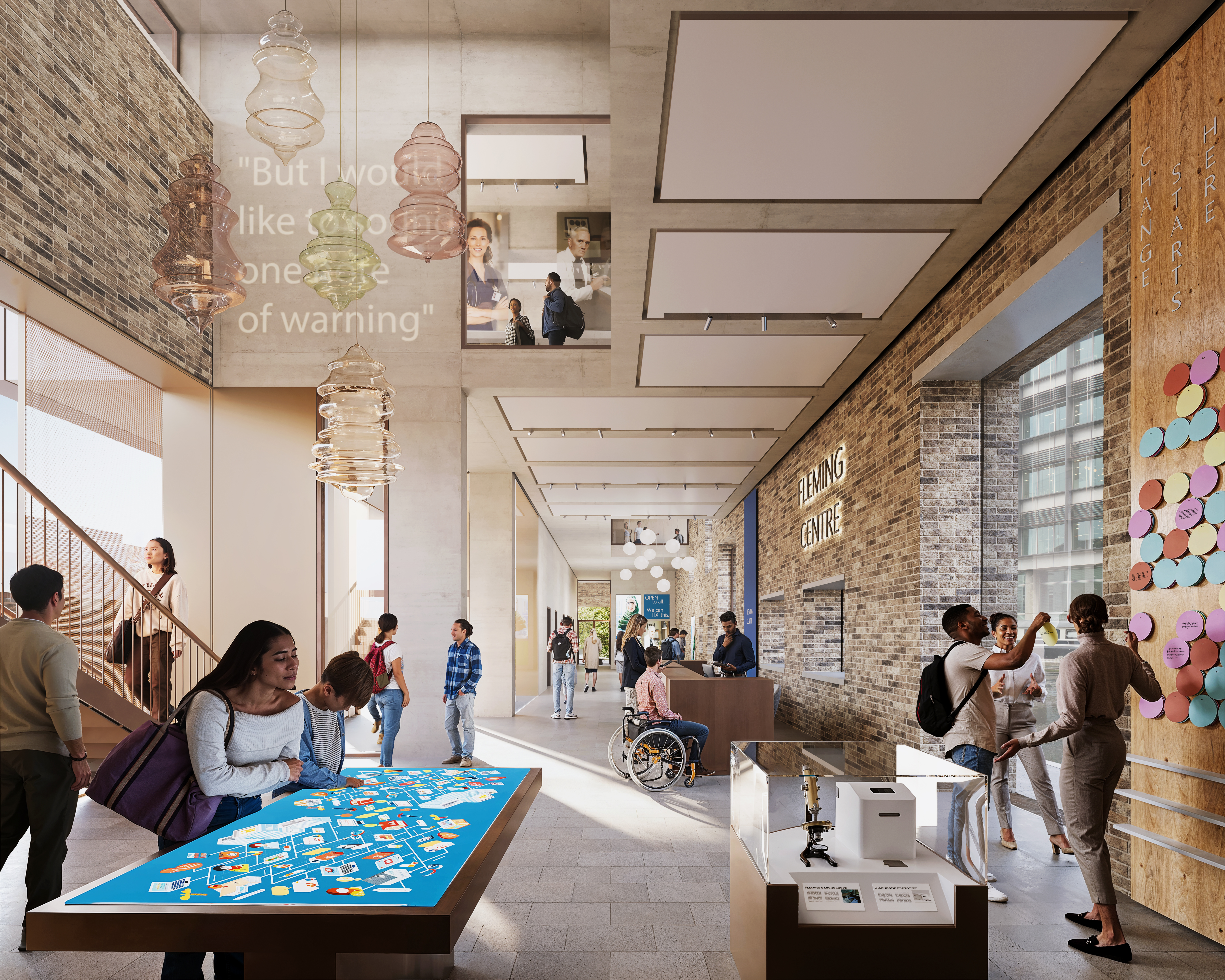 Updated Fleming Centre interior design