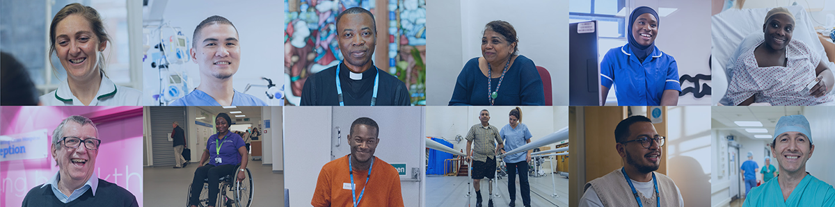 Trust staff photo montage