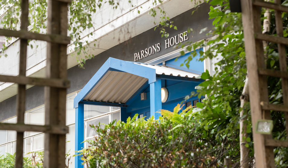 staff accommodation outside of Parson's House