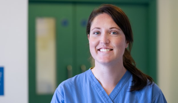 Abigail Goodwin, intensive care nurse at St Mary's Hospital