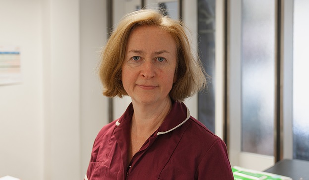 Portrait of Clare Screeche-Powell, lead nurse for heart failure