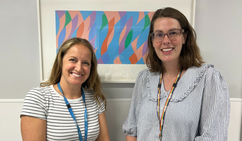 Photo of Dr Helen Devonshie and Dr Katy Bowen
