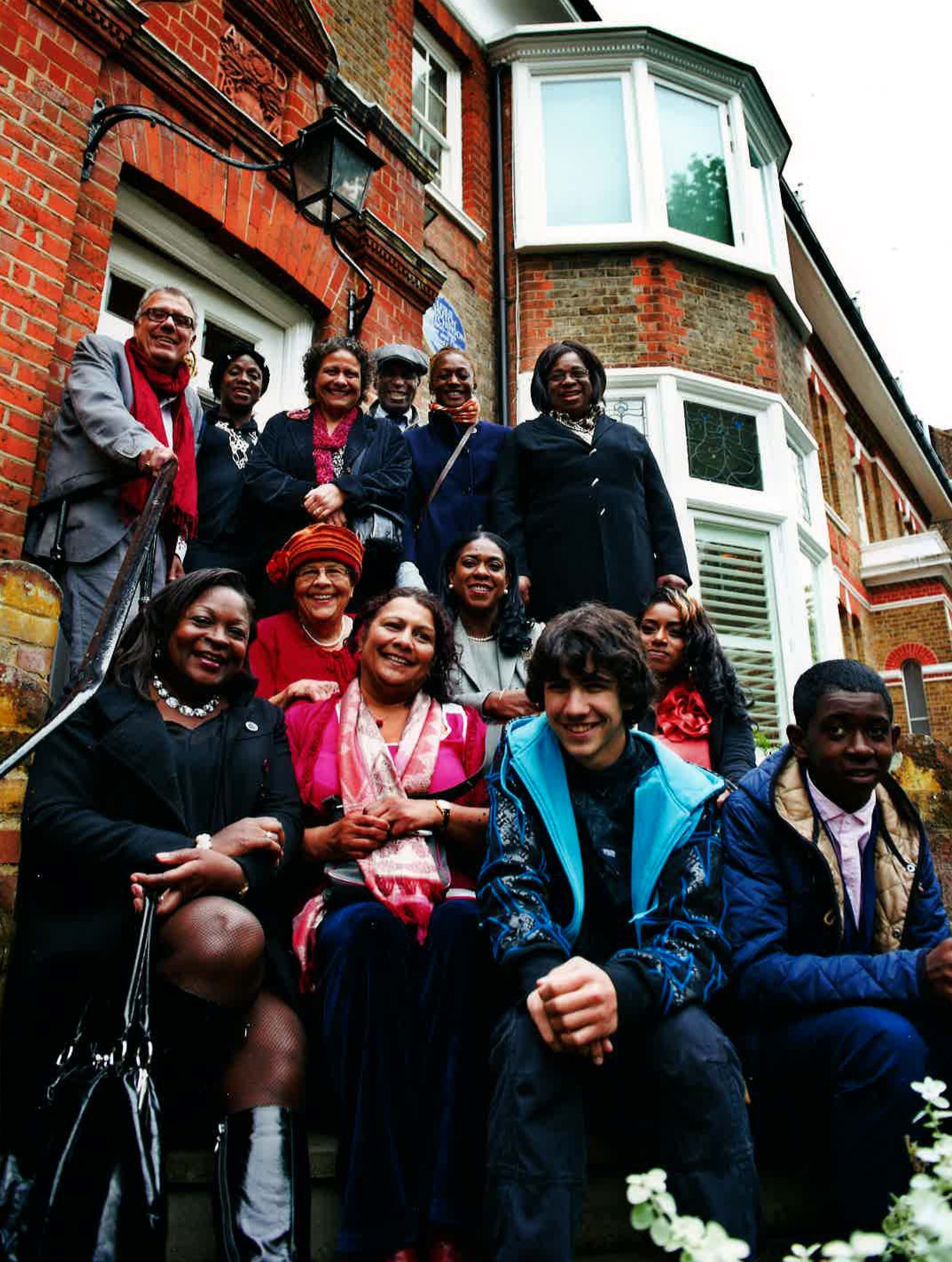 My family at Hutch's blue plaque presentation, 2012