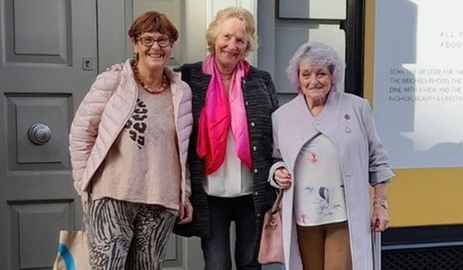 Three patients who met at The National Gestational Trophoblastic Centre in 1971.