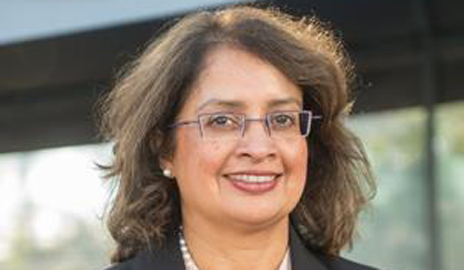 Portrait of Professor Francesca Cordeiro, consultant ophthalmologist at the Western Eye Hospital.