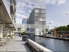 Canal view of the Fleming Centre