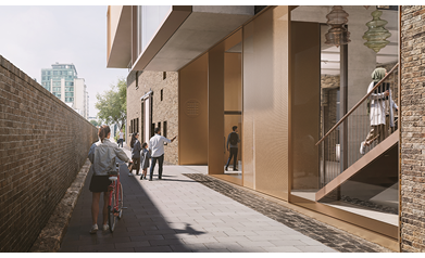 Architect's plan for Fleming museum floor layouts