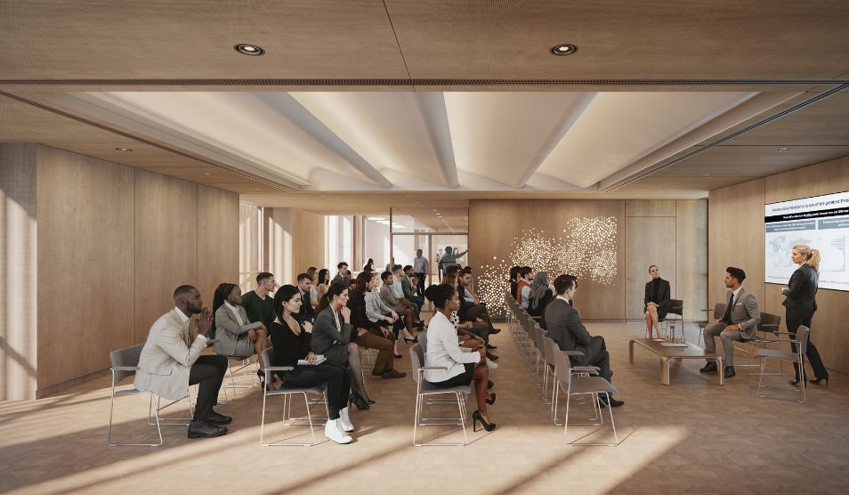 Fleming building internal convening space