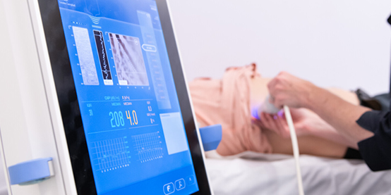 Photo of a pregnancy scan