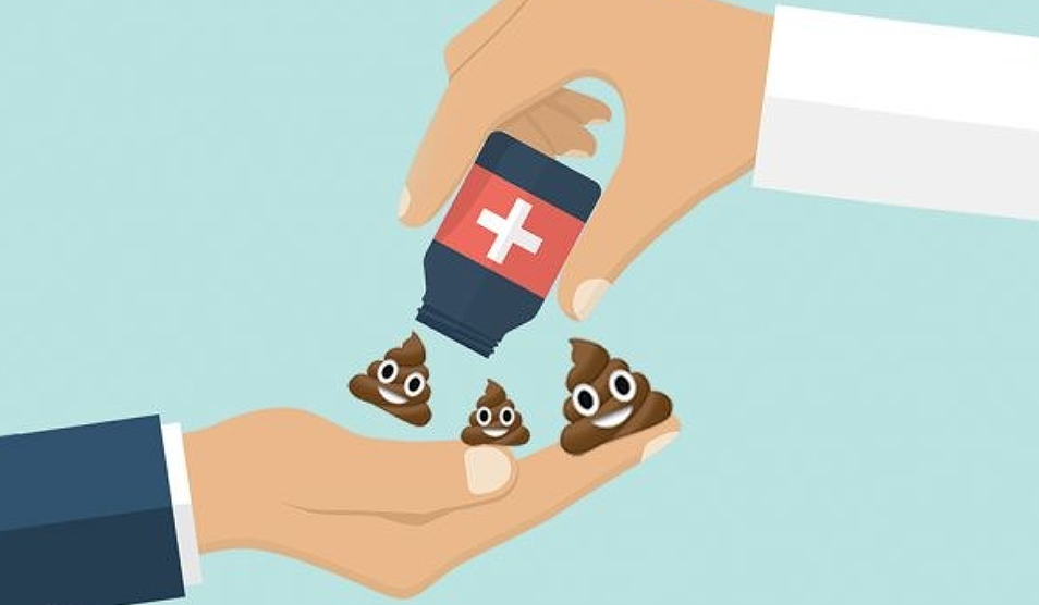 Faecal transplant graphic