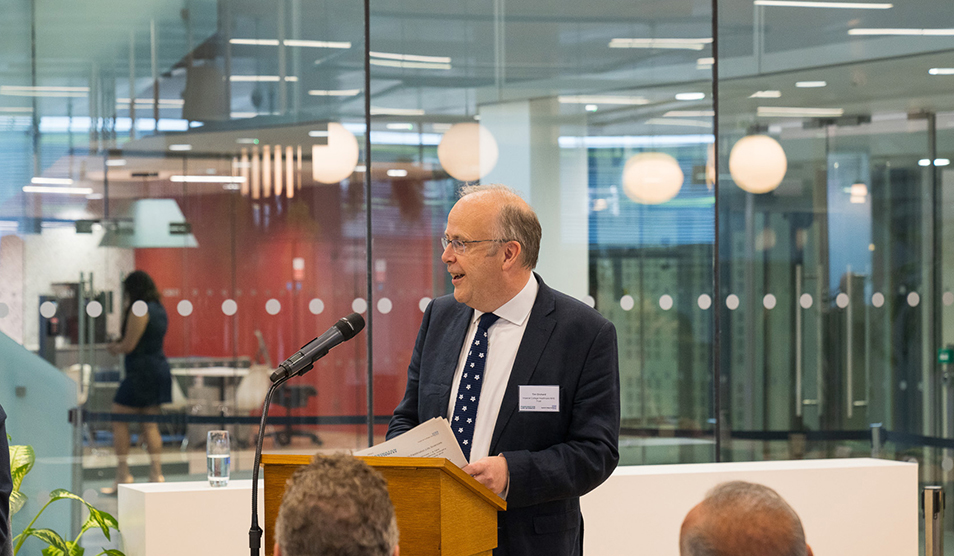 Man delivering a speech