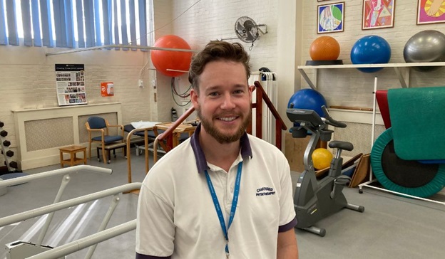 Luke Wilkinson, Trauma and orthopaedics physiotherapist at Imperial College Healthcare NHS Trust.