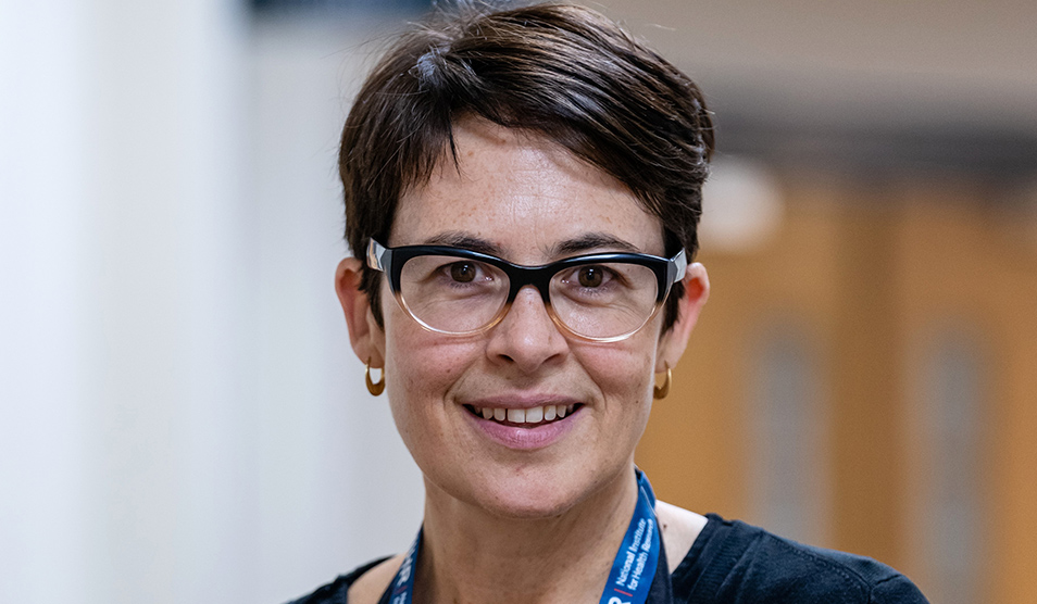 Portrait of Maria Piggin, partnerships and training manager at the NIHR BRC Imperial Patient Experience Research Centre.