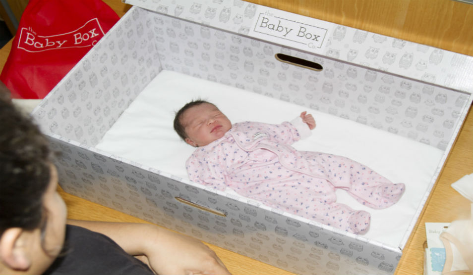 Baby Box with baby