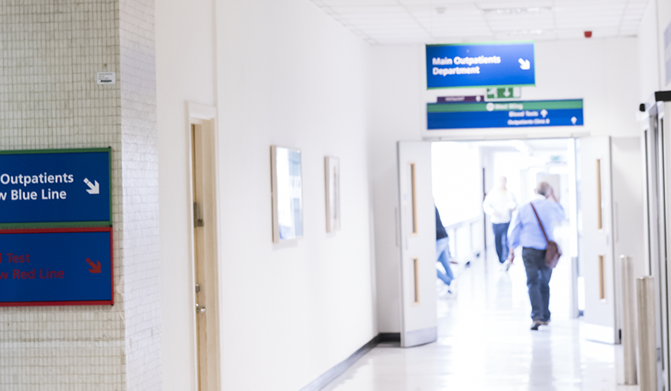 Hospital corridor