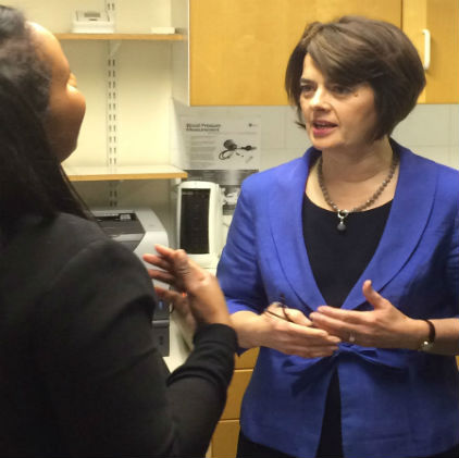 Jane Ellison visits African Well Woman Clinic