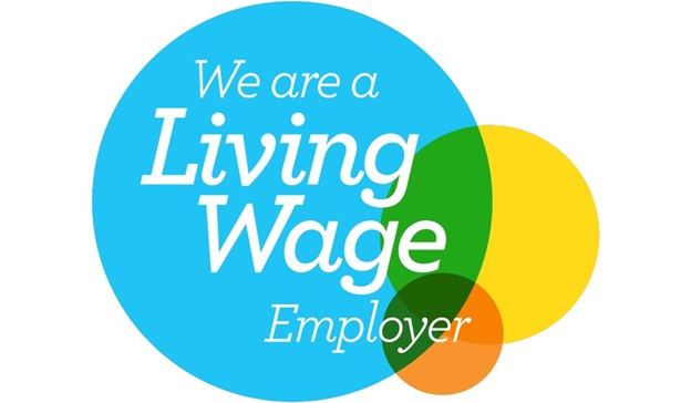 We're a Living Wage Employer logo