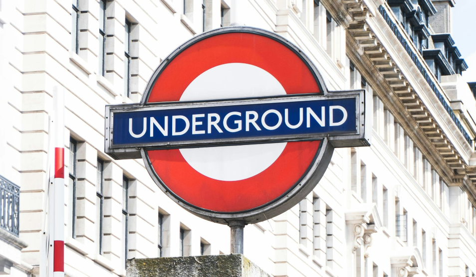 London Underground sign in the street