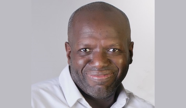 Portrait of Steven Okoli, consultant in red cell haematology.