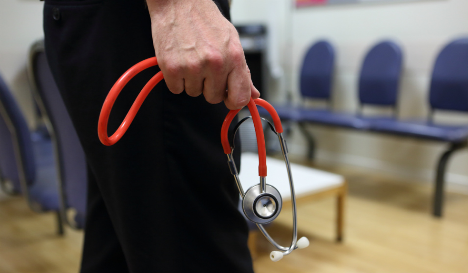 doctor carrying stethescope