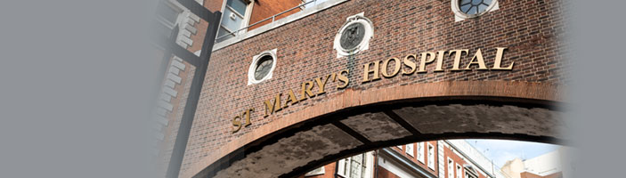 St Mary's Hospital mobile banner