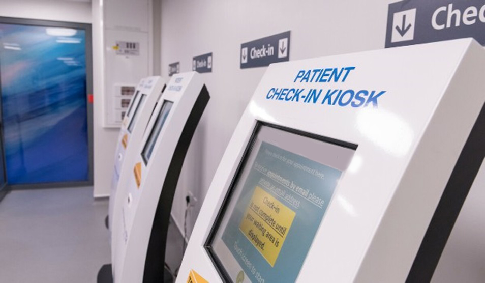 Patient check-in kiosk