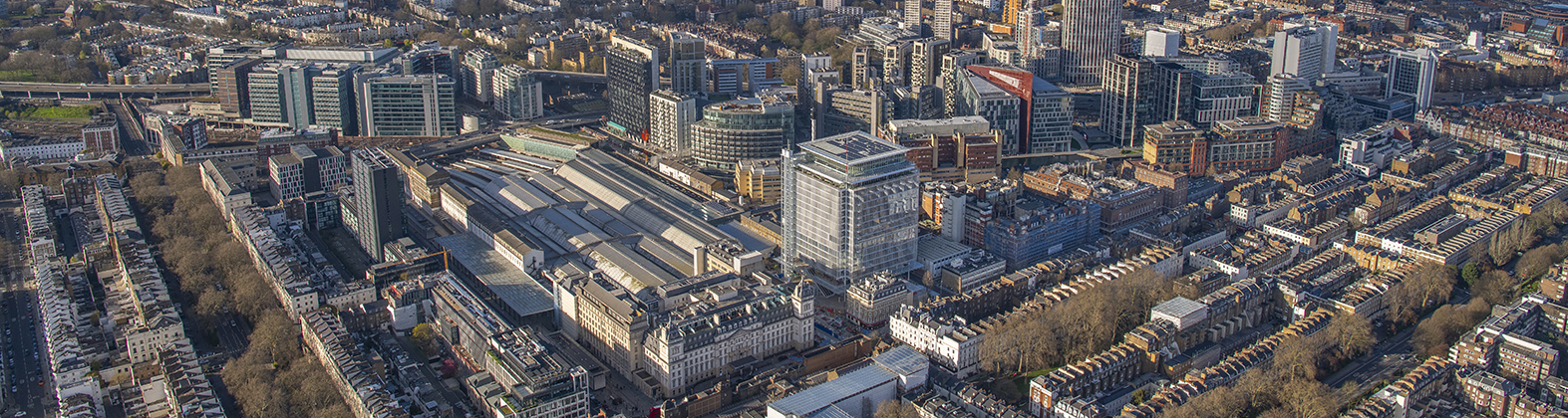 Paddington aerial photo with St Mary's in view