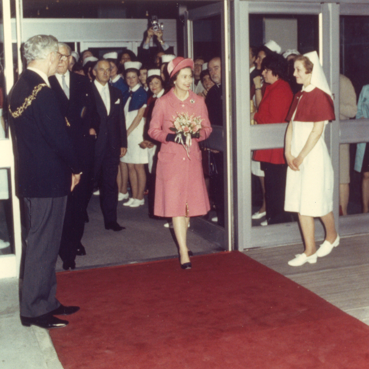 Her Majesty the Queen open the new Charing Cross Hospital