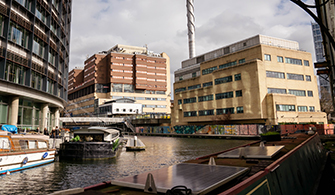 St Mary's hospital and canal
