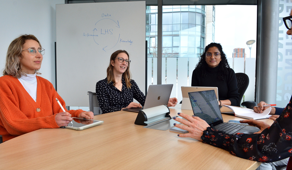 Digital health team at the Digital Collaboration Space