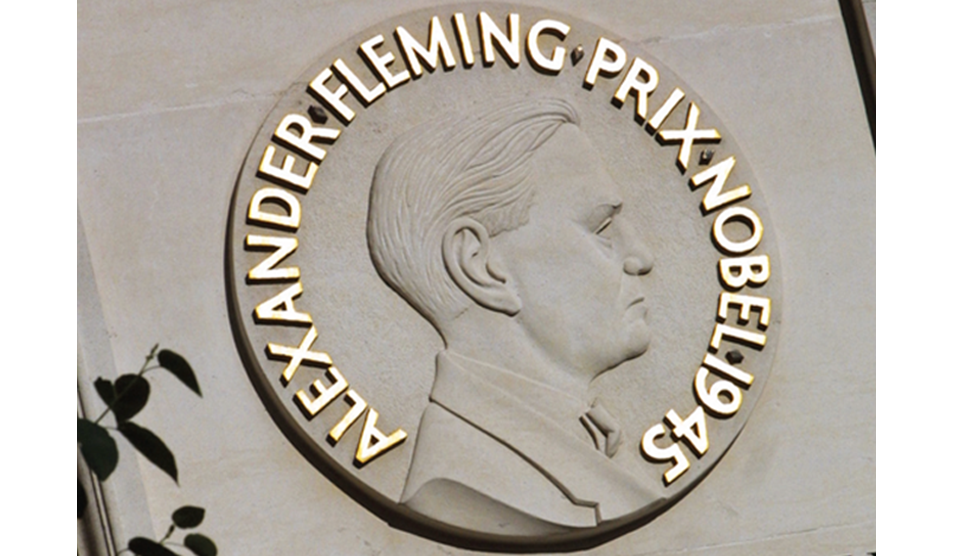 Alexander Fleming plaque at St Mary's hospital Alexander Fleming plaque at St Mary's hospital
