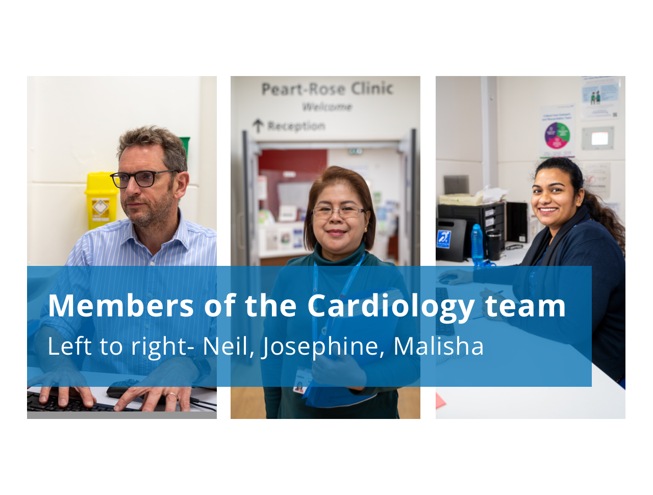 Members of the cardiology team