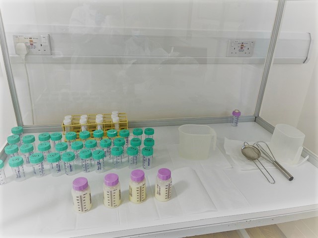 How is the milk processed