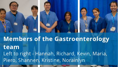 Members of the gastroenterology team