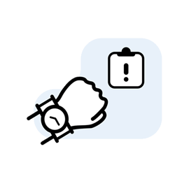 running late graphic