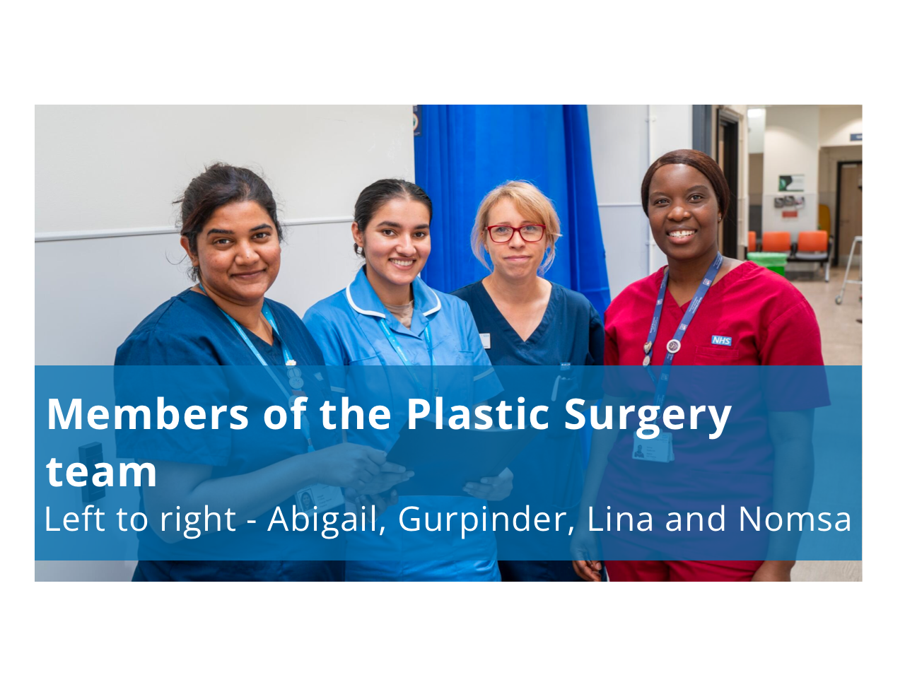 Members of the plastic surgery team