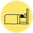 Hospital bed icon