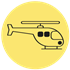 Helicopter graphic icon