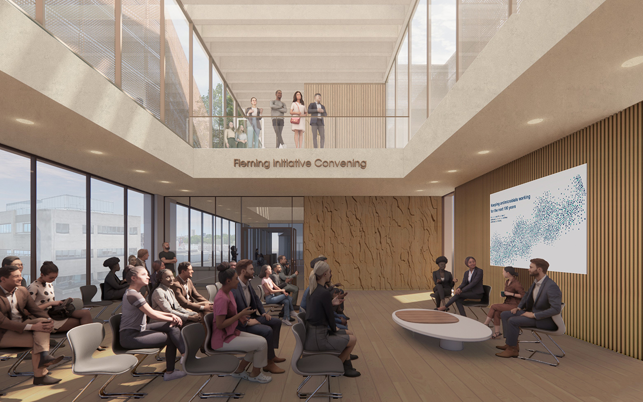 Sketches of the Fleming Centre interior