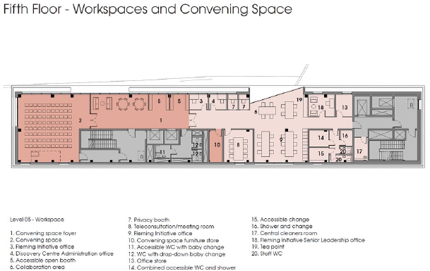 Fifth floor plan