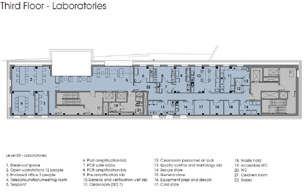 Third floor plan