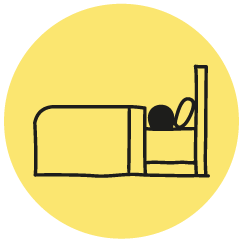 Hospital bed icon