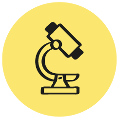 Microscope graphic icon